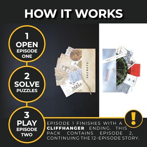 Escape Mail: Starter Bundle - Episodes 1 & 2 [2nd Edition]. Gripping Escape Room Game in an Envelope, Immersive Storyline The Family Will Love Or for Date Night, Age 10+ - style: Episodes 1 & 2