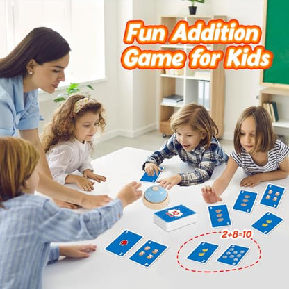 Kasfalci Math Learning Toys - Card Games, Board Games & Flash Cards for Kids, Addition & Subtraction, Family Travel Fun, Classroom Must Haves