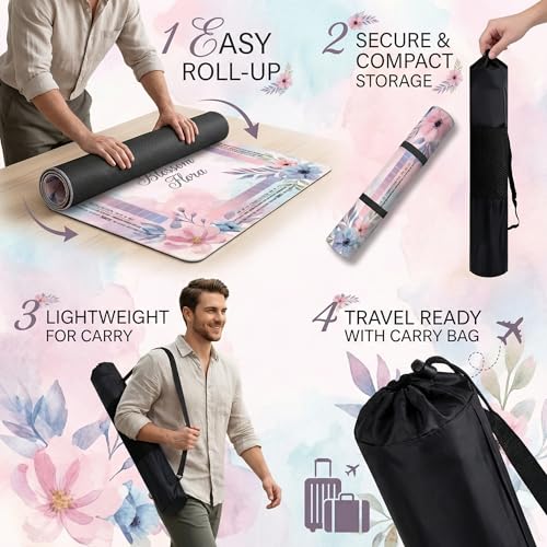 Mahjong Mat for Table - 32.3 Inch Waterproof & Non-Slip PU Velvet Surface, Lightweight No Crease No Odor Design for Noise Reduction,Includes Printed Rules (Blossom) - color: Blossom