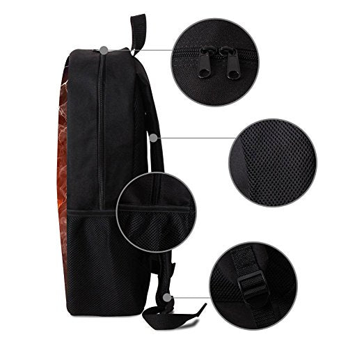 Train Backpack 17 Inch Bookbag Studuent School Bag for Kids Boys Girls Mens, Black - color: Black Train