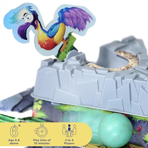 Thames & Kosmos Dodo | Cooperative Family Board Game | Race Against a Rolling Egg | Memory, Dexterity & Teamwork | 2–4 Players | Ages 6+ | Award-Winning Kids Game