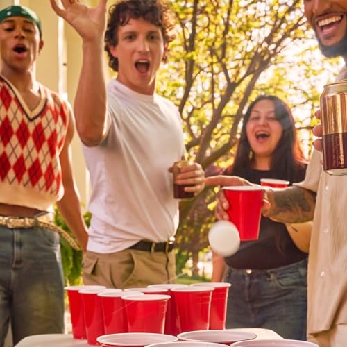 Buzzed Party Pong Bundle Drinking Kit for Adults | Fun Drinking Games And Ping Pong Balls, College Essentials Favorite, Includes Materials For Over 10 Games - style: Party Pong Bundle