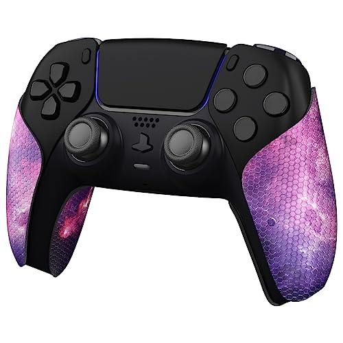 eXtremeRate PlayVital Anti-Skid Sweat-Absorbent Controller Grip for ps5, Professional Textured Soft Rubber Pads Handle Grips for ps5 Controller - Nebula Galaxy - color: Nebula Galaxy