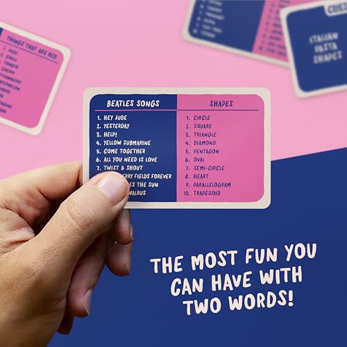 Clues in Twos | The Most Fun You can Have with Two Words! | A Family Friendly Party Game Perfect for Teens & Adults | Age 12+ | 2-8 Players (Classic Edition)