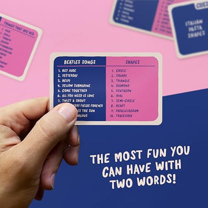 Clues in Twos | The Most Fun You can Have with Two Words! | A Family Friendly Party Game Perfect for Teens & Adults | Age 12+ | 2-8 Players (Classic Edition)
