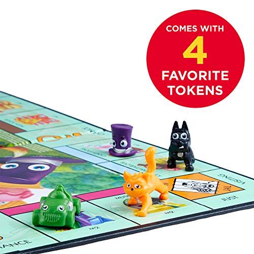 Monopoly Junior Board Game for 4 Players, Ages 5 and up (Amazon Exclusive)