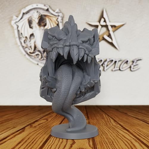 AUSPDICE 28MM Unpainted Mimic DND Miniature, Fantasy Tabletop Gaming Figurine, Compatible with Dungeons and Dragons, TTRPG Games, RPG Accessory for Dungeon Trap Scenarios & DMS-AS377