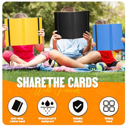 Card Binder 9-Pockets, Trading Card Binder, 20 Pages, 360 Card Capacity Collection Binder, Card Folder for MTG, TCG, Game Cards & Sports Cards（Black） - color: Black