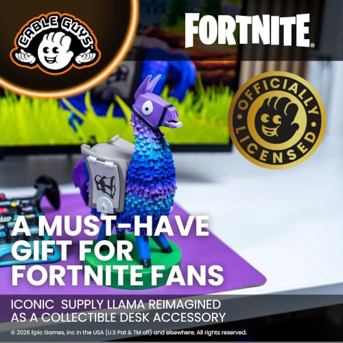 Cableguys Fortnite Supply Llama Controller Holder & Phone Stand | Fortnite Gaming Accessories for Room and Desk Setup, Holder Compatible with Xbox, PlayStation & Standard Game Controllers