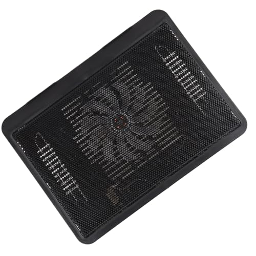 SUNGOOYUE Laptop Cooler Cooling Pad with Super Quiet Fan Ergonomic Stand USB Hub for Gaming Movies Black
