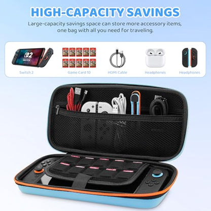 FUNDIARY SWITCH 2 Carrying Cases (Blue) - color: Blue