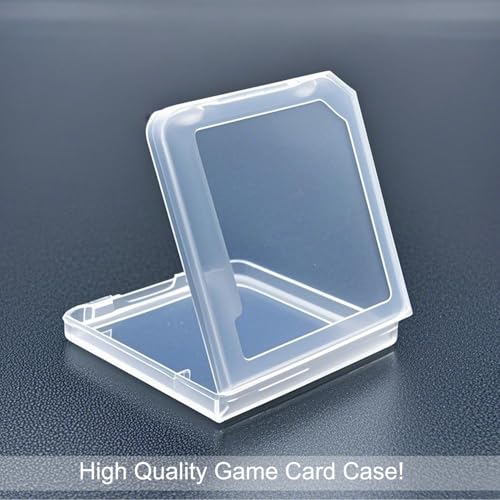 12Pcs Game Case Clear Game Card Box Anti Dust Cover Transparent Storage Box Case for DS 3DS DSI Protective Single Cartridge Holder