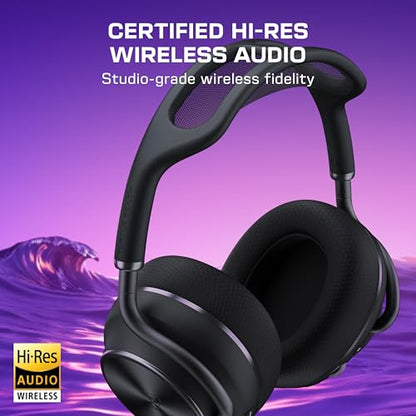 Turtle Beach Stealth Pro II Premium Wireless Gaming Headset for Xbox Series X|S, PS5, PS4, PC - Hi-Res Audio, Dolby Atmos, Active Noise Cancellation, Simultaneous Bluetooth, 24-bit Audio - Black - color: Black