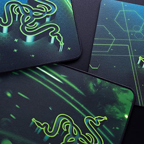 Razer Goliathus Speed (Medium) Gaming Mousepad: Smooth Gaming Mat - Anti-Slip Rubber Base - Portable Cloth Design - Anti-Fraying Stitched Frame - Cosmic - color: Cosmic, size: Medium