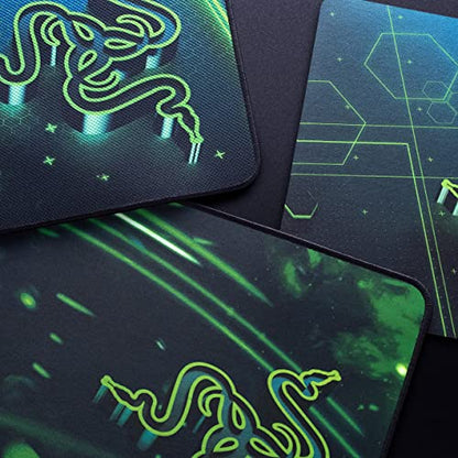 Razer Goliathus Speed (Medium) Gaming Mousepad: Smooth Gaming Mat - Anti-Slip Rubber Base - Portable Cloth Design - Anti-Fraying Stitched Frame - Cosmic - color: Cosmic, size: Medium