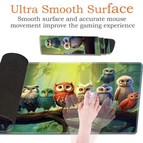 for MTG Playmat Non-Slip Rubber Play Mat with Storage Bag Combination, Ideal for Card Game Lovers TCG Play Mat, Owl - color: Owl