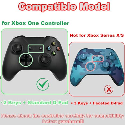 4 Pack Battery Back Cover for Xbox One Controller Battery Back Pack/Shell Cover Repair Part for Xbox One S/X Controller,NOT for Xbox Series X/S(Black) - color: 4 Black