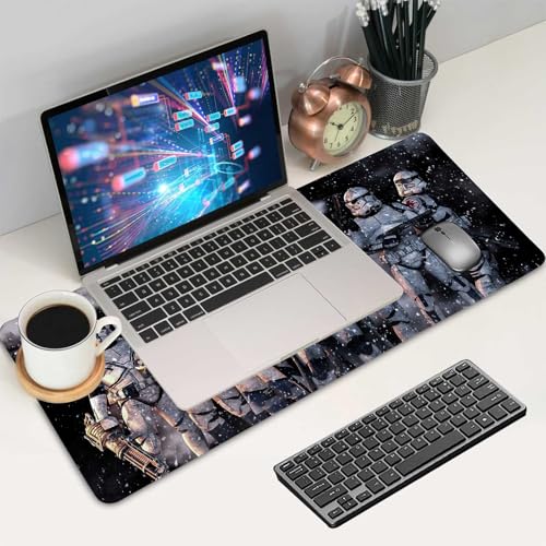 Extra Large Gaming Mouse Pad Design Desk Pad XXL,Mousepad with Non-Slip Rubber Base & Stitched Edges Mouse Mat,Portable Desk Mat for Computer Keyboard Mice Laptop and PC,31.5X15.7 inches - color: Pattern06