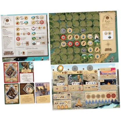 Corps of Discovery – Cooperative Adventure Board Game by Off the Page Games | 1–4 Players | Ages 14+ | 45–75 Min - Origins Award Nominee - style: Base Game