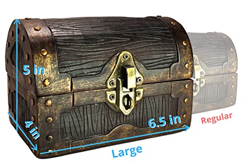 Galdor's Guild Mimic Chest Dice Storage Box | Holds 6 Polyhedral Sets (Lrg) | Galdor's Guild Mimic Chest Dice Storage Box | Compatible with Dungeons & Dragons Players, Dungeon Master/DM RPG Gaming(Large) - size: Large
