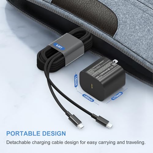 Switch 2 Charger - 60w Charger for Nintendo Switch 2/1，20V 3A PD3.0 Fast Charging Power Supply with 6.6FT USB C Cord Compatible with Switch/OLED/Lite/Steam Deck - Support 4K TV Mode