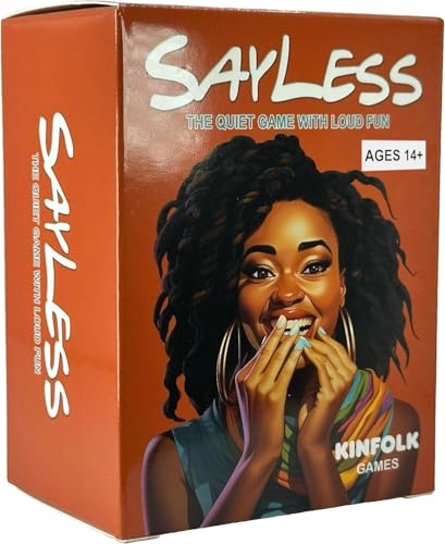 Kinfolk SayLess The Ultimate Family Game Night Party Starter - Taboo-Style Word Guessing Hood Charades Game for Unstoppable Laughs & Bonding, Specifically Crafted for The Culture