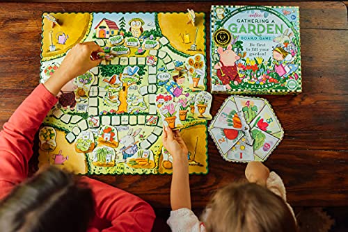 eeBoo Gathering a Garden Board Game - Award Winning Patience & Plant Counting Garden Game, Screen-Free Fun for 2-4 Players, Kids Ages 5 and up - style: Gathering a Garden