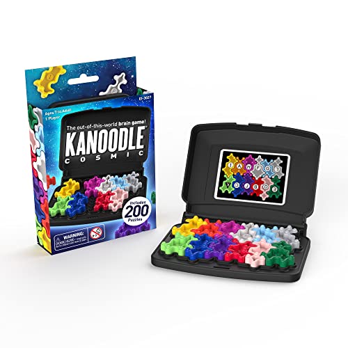 Educational Insights Kanoodle Cosmic - 3D Brain Teaser Puzzles for Kids, Spatial Puzzle Games for Adults, Teens and Kids, Problem Solving Toys and Logic Puzzles, Single Player Games