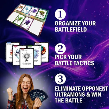 Mythical Guardians Expansion Pack, Monster Battle Card Game for Adults, Kids & Teens | 2-4 Players | Strategy Card Game for Family Game Night | Birthday Gift for Boys & Girls