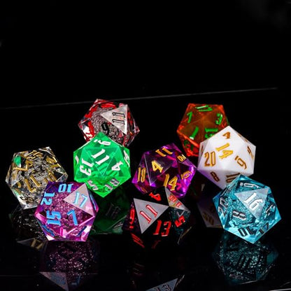 D20 Single Dice 55mm, 20 Sided DND Dice, Giant D20 D&D Polyhedral Dice Large D20 for Dungeons and Dragons, RPG, MTG Table Games (Black)… - color: Black