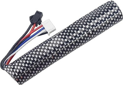 1PCS 3S 11.1V 2000mAh Li ion Battery with SM-2P Plug Connector and USB Charging Cable, Suitable for Airsoft Gel Water Droplet Blaster Air Gun Gel Ball Shock Wave Replacement Battery