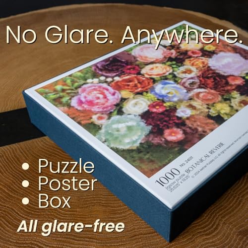 Botanical Reverie, Premium 1000 Piece Jigsaw Puzzle for Adults, Glare-Free, Soft-Touch Puzzles, Made in USA, Puzzle Lovers Gift Ideas, 26.6" x 19.25" - color: Botanical Reverie
