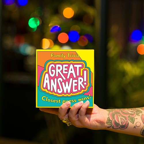 Hygge Games Great Answer! Fun Family Trivia Game | Closest Guess Wins