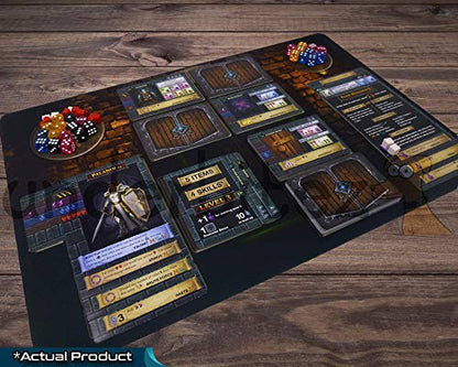 One Deck Dungeon Playmat Neoprene Play Mat for Card Game Custom Design 18" x 12" x 2.5mm