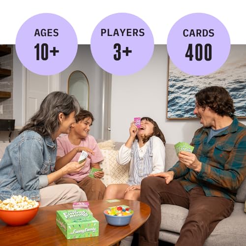 My Funny Family | Easy to Learn + Family Friendly Card Game | Ages 10+
