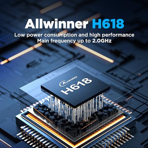 K2B Single Board Computer, Allwinner H618 Quad Core 64 Bit Development Board Up to 1.5GHz 4G LPDDR4 32G eMMC Run Android 12.0/Ubuntu 2204 - size: 4G and 32G