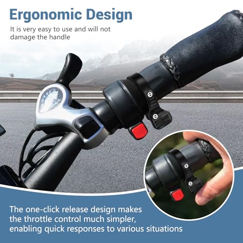 Canitu Thumb Throttle Adapter,E-Bike Throttle Adapter Attachment Drive Conversion Kits Replacement for Rad, for Lectric, for Pedego, for Himiway, for Magicycle, for Electric Bike