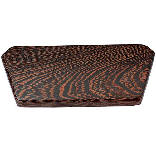 Wooden Keyboard Wrist Rest and Mouse Pad - Solid Wood Palm Guard for Keyboard and Mouse - Wenge, 6.9in - color: Wenge, size: 6.9in
