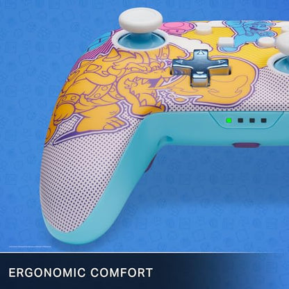 PowerA Enhanced Wireless Controller for Nintendo Switch- Mushroom Kingdom Pop Art, Switch Lite/Switch-OLED Model, Nintendo Switch 2, Gamepad, game controller, Bluetooth controller - color: Mushroom Kingdom Pop Art