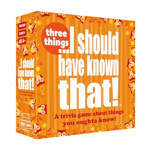 I Should Have Known that!—Three Things, Trivia Game