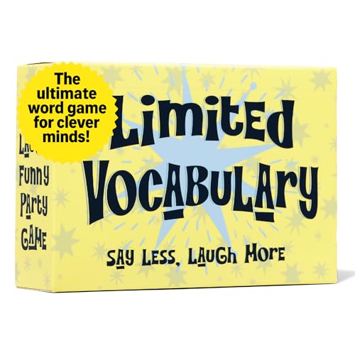 Limited Vocabulary – Hilarious Creative Word Game of Prompts, Replies, And Inside Jokes - Adult Party Game For Clever Minds And Word Nerds - Great For Family And Friends - Ages 15+, 3-8 Players