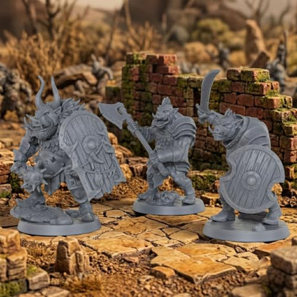 Fantasy DND Miniatures- Role Playing Tabletop Game Minis Orc Boar Fighter AS1029 | Premium 1:56 scale unpainted miniatures set; ideal fantasy Rpg Figure collection for tabletop rpg game custom painters.