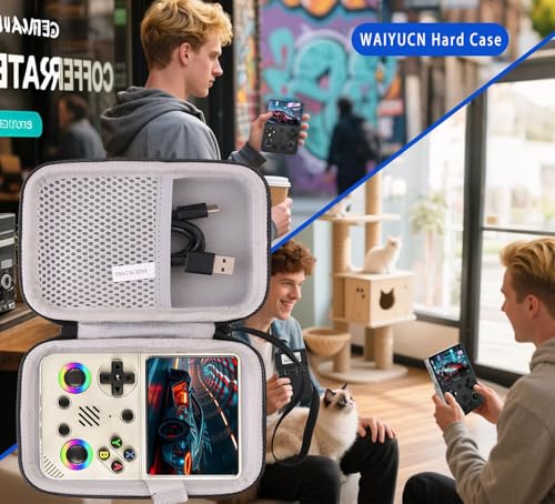 WAIYUCN Hard Carrying Case Compatible with RG36PRO / R36S/R36MAX / R36ULTRA Retro Handheld Game Console Case