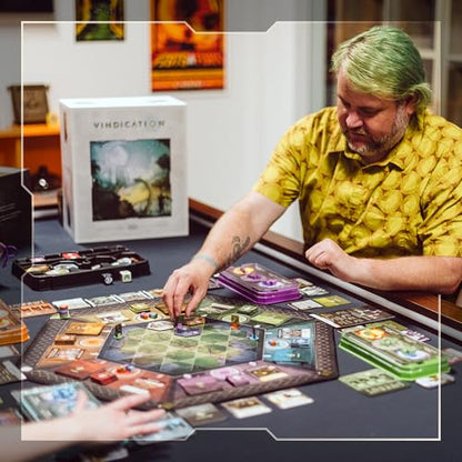 Orange Nebula Vindication Board Game - Heroic Attributes, Modular Map, & Strategic Competitive Play (New Edition)