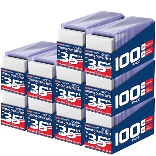 2000 Card Sleeves Top Loaders for Cards, 35pt 3"x4" (1000Soft+1000Hard) | Playing Cards Holders Fit 2.5"x3.5" Sports Trading Cards, Kpop Photocards, Game Cards, HD Anti-Scratch for Collect & Display - size: 1000 Hard Sleeves + 1000 Soft Sleeves