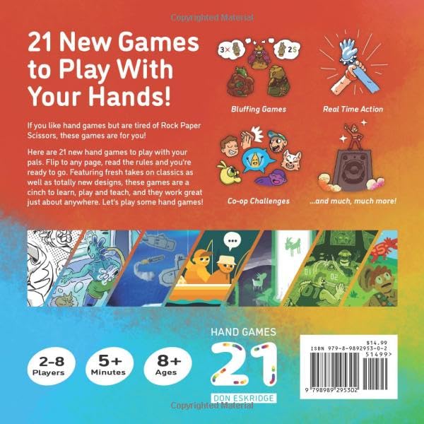 Hand Games 21: New Hand Games for Friends & Families