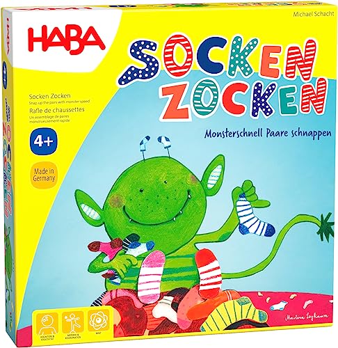 HABA Socken Zocken - Lucky Sock Dip Matching & Memory Game