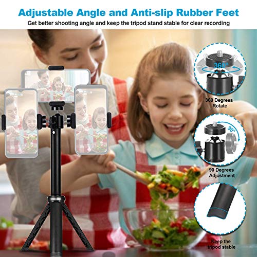 NexiGo 60FPS 1080P Webcam Kits, N980P HD Web Camera with Microphone, 120 Degrees Wide-Angle, Software Control, Lightweight Mini Tripod, Video Conference Lighting Kit, for Zoom/Skype/Teams