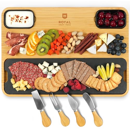 CHEESE BOARD WITH SLATE PLATE - style: 3-4 Guests
