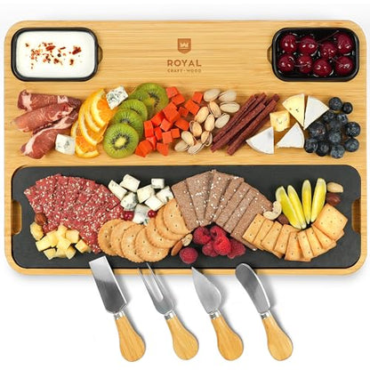 CHEESE BOARD WITH SLATE PLATE - style: 3-4 Guests